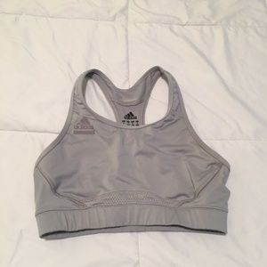 ANY OFFER Silver/Grey Adidas Climalite Sports Bra